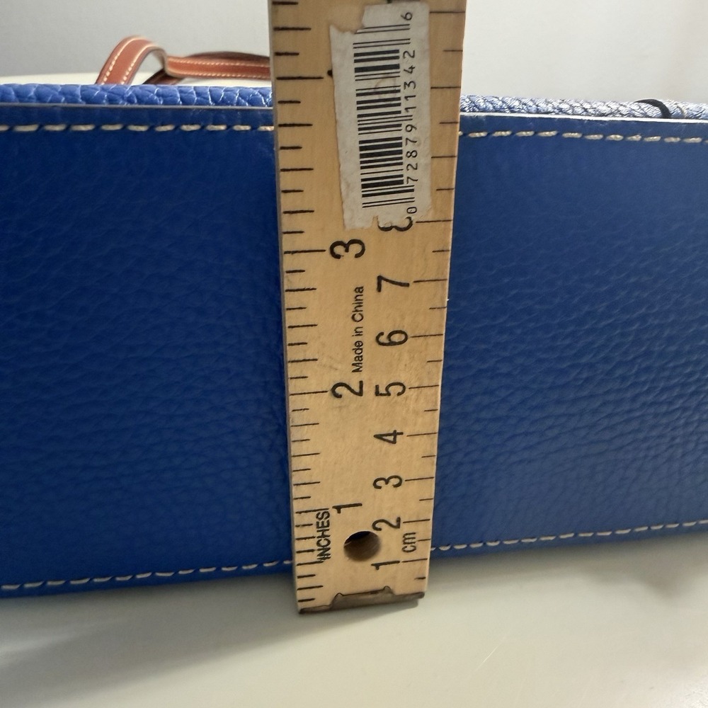 Dooney & Bourke Pebble Grain Leather Small Lexington tote Blue - Picture 14 of 14